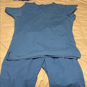 Men’s Cherokee Teal Blue Scrub Set